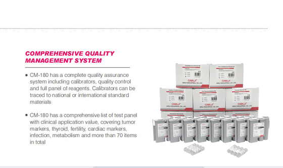 CM180 Analisis Kimia Klinis 200kg Immunoassay Otomatis