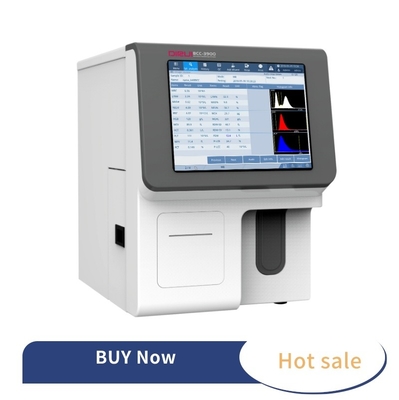 3 Diff Cbc Analyzer Machine Auto Hematology CE Bersertifikat Kapasitas Besar