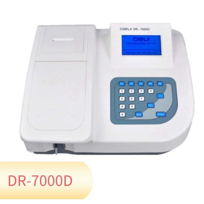 340nm Dirui Biochemistry Analyzer Medis Portabel Semi Otomatis