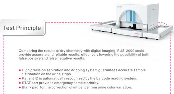 Penganalisis Sedimen Urine ODM Otomatis FUS-2000 Urinalisis Hibrida
