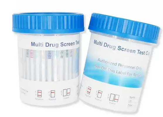 Kit Tes Diagnostik Cepat Plastik ISO9001 Multi Panel Drug Of Abuse Test Cup