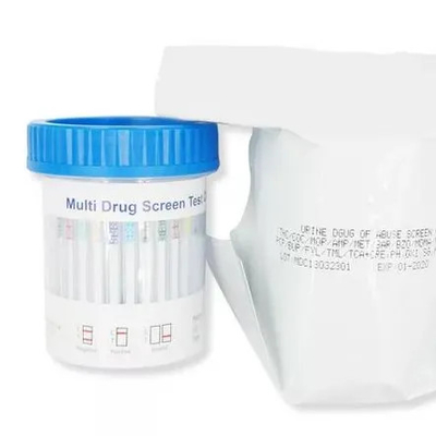 Kit Tes Diagnostik Cepat Plastik ISO9001 Multi Panel Drug Of Abuse Test Cup